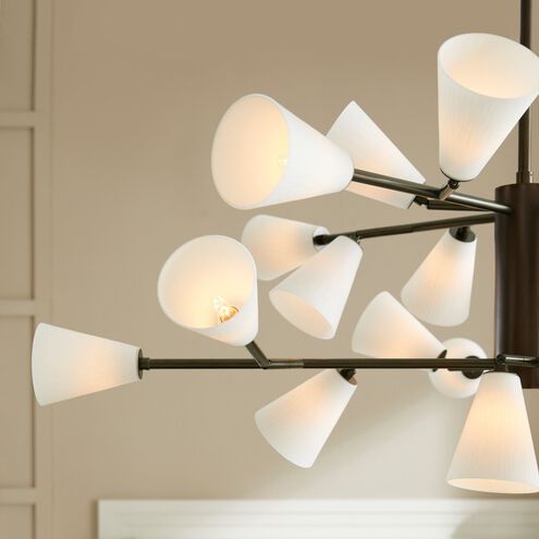Delaware 24 Light 45.5 inch English Bronze Chandelier Ceiling Light