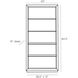 Montana Satin Walnut Bookcase