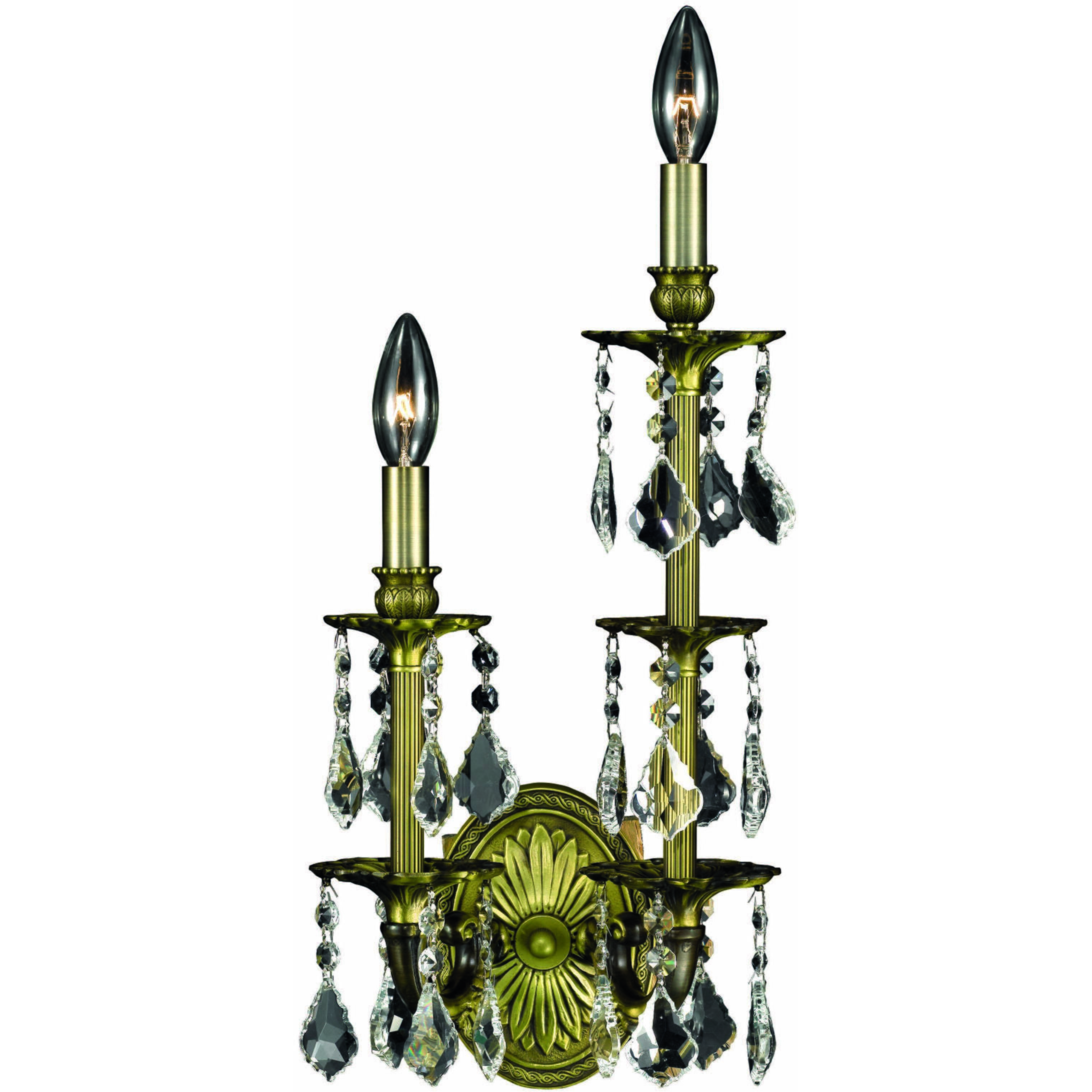 Marseille 2 Light 9 inch Antique Bronze Wall Sconce Wall Light