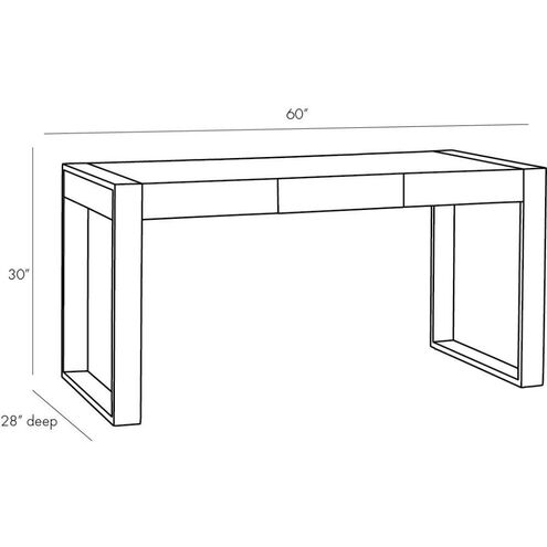 Honour 60 inch Dim Gray Desk