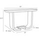 Ralston Charcoal Console Table