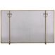 Brooklyn 48 inch Antique Brass Fire Screen