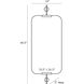 Madden 48.5 X 19 inch Polished Nickel Mirror