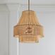 Hannie 8 Light 29 inch White and Antique Brass Chandelier Ceiling Light