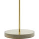 Simpson 70 inch 100.00 watt Antique Brass Floor Lamp Portable Light