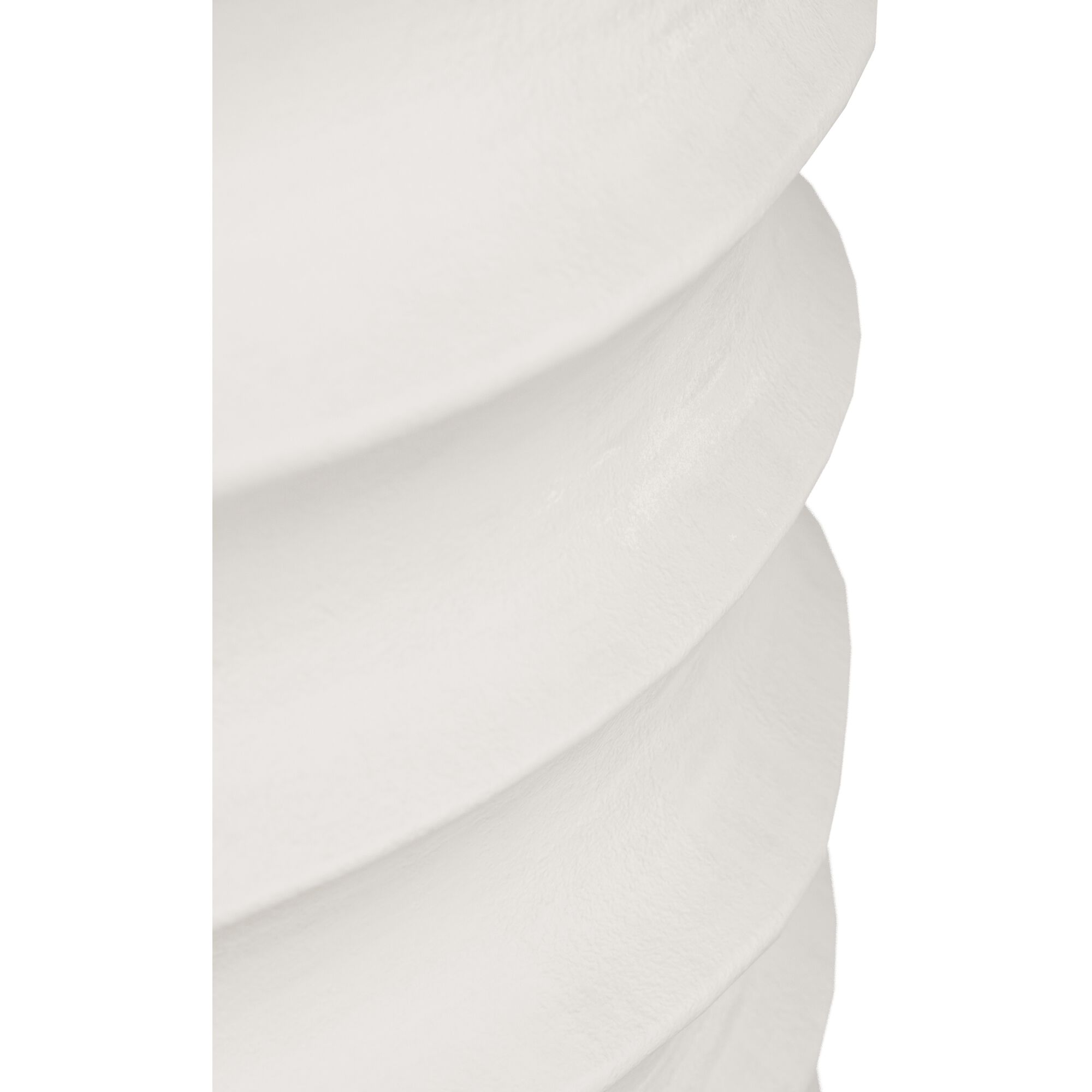 Reiko 15 inch White Gesso Accent Table