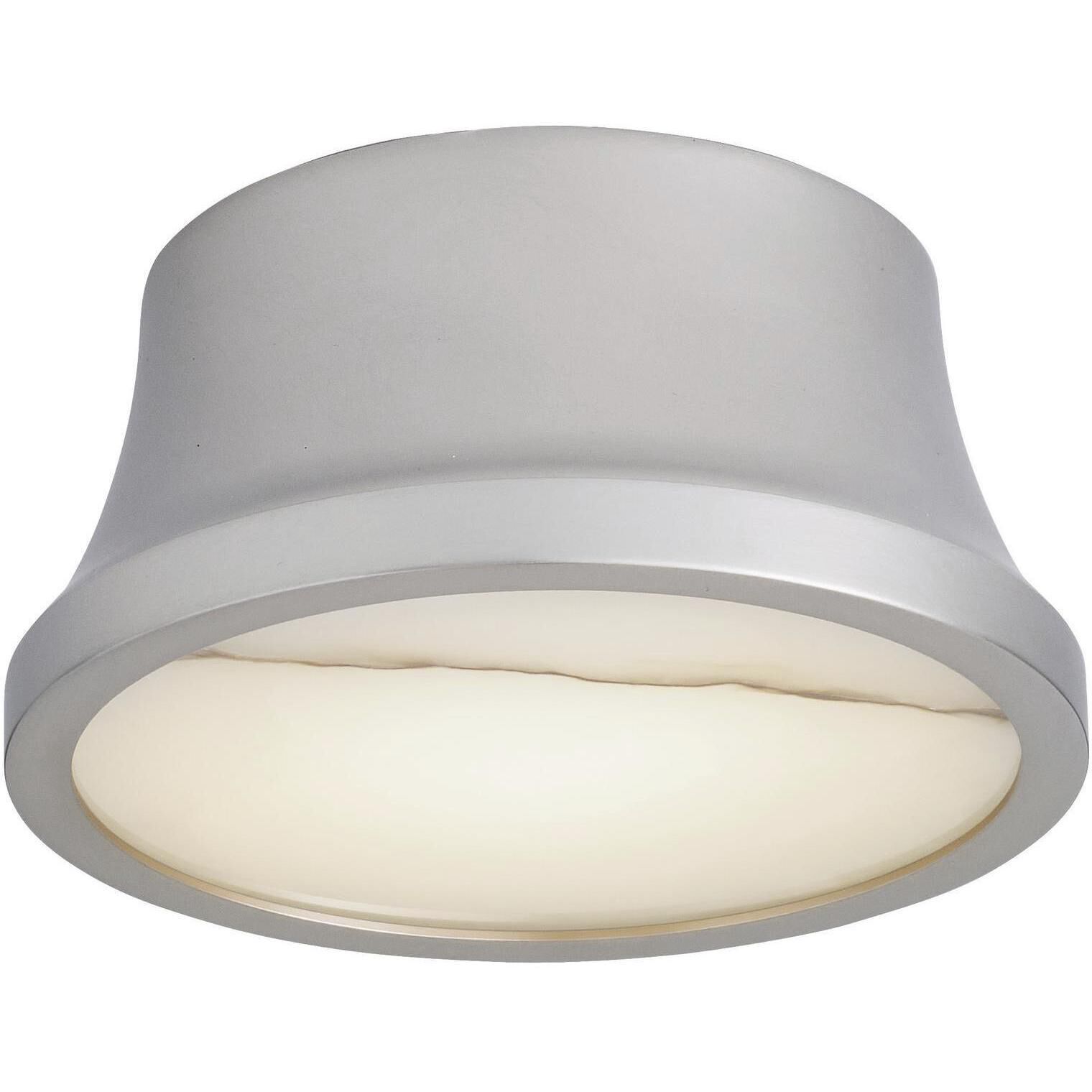 Louisa 1 Light 6.5 inch Vintage Silver Flush Mount Ceiling Light