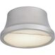 Louisa 1 Light 6.5 inch Vintage Silver Flush Mount Ceiling Light