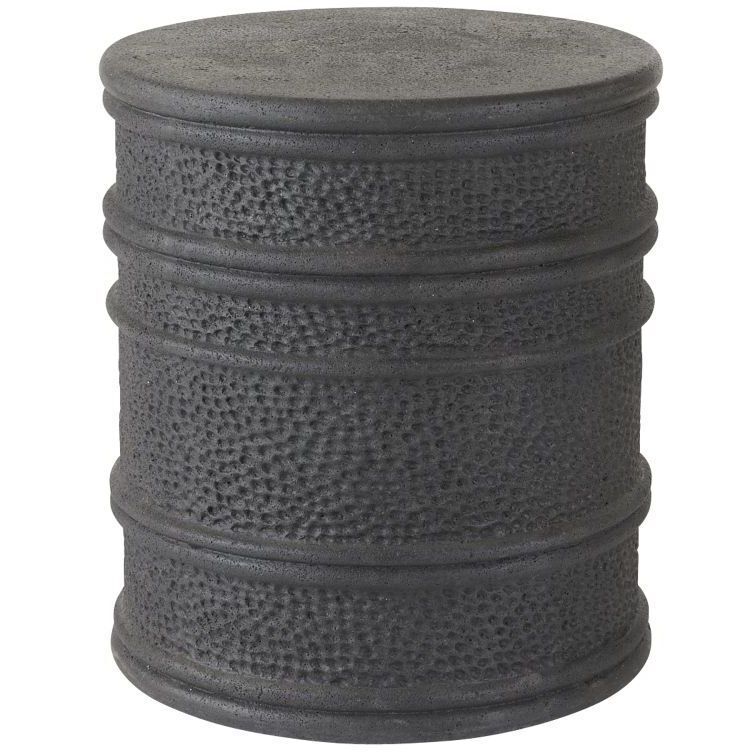 Dermot 18 inch Black Outdoor End Table