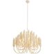 Kaia 6 Light 39 inch White Chandelier Ceiling Light