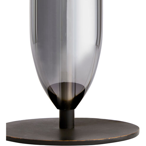 Irene 28 inch 150.00 watt Smoke Table Lamp Portable Light