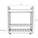Prosper 34 inch Natural Bar Cart