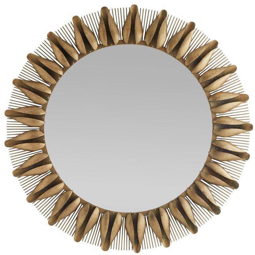 Goldie Antique Brass Mirror