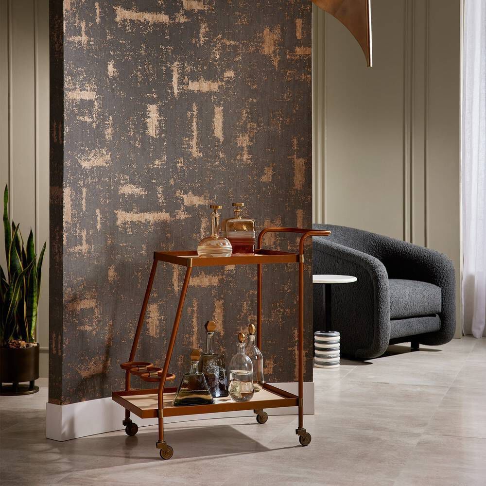 Sanders 33.5 inch Russet Bar Cart