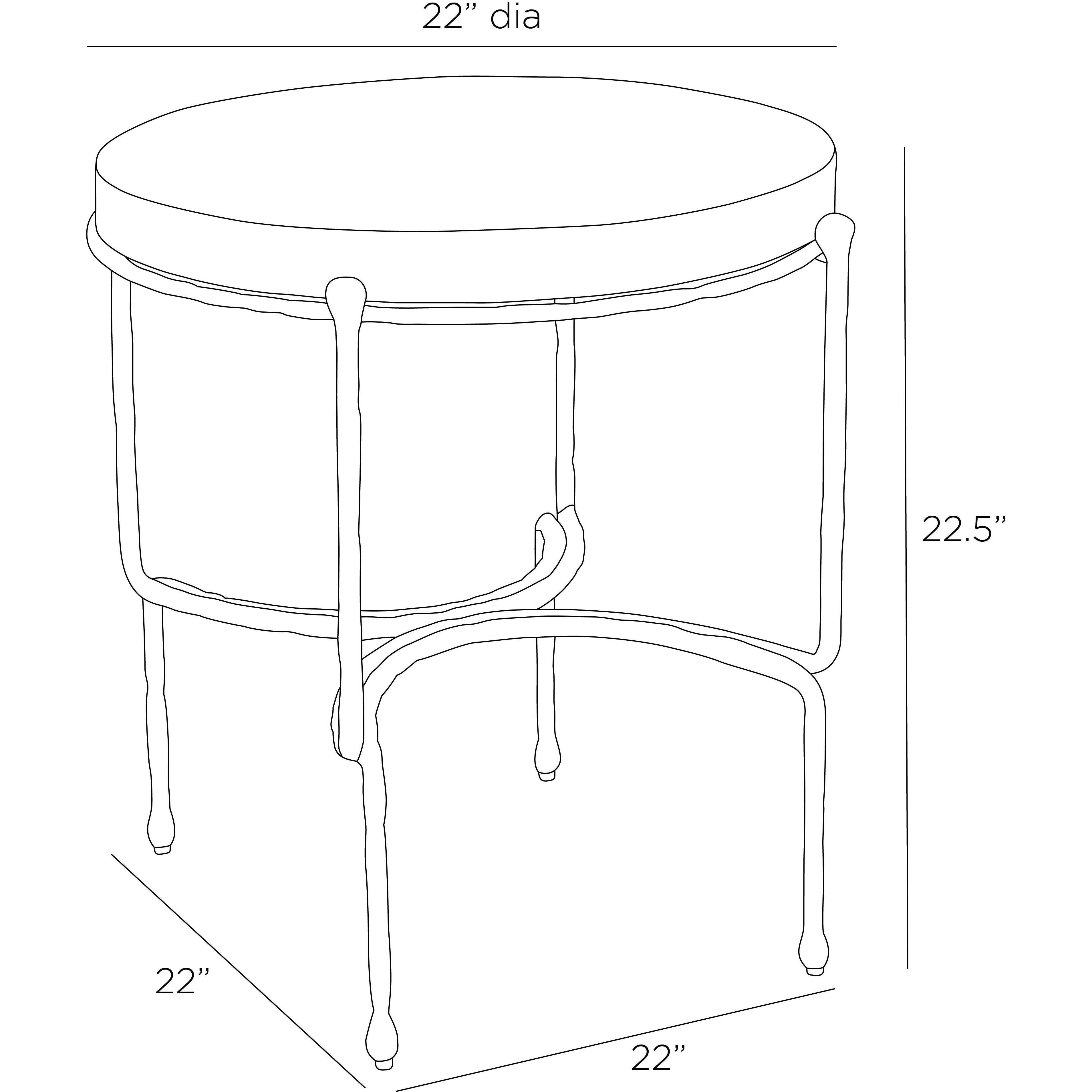 Cedrick 22 inch Toronto End Table