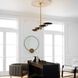 Griffith 55 X 10 inch Bronze Linear Chandelier Ceiling Light