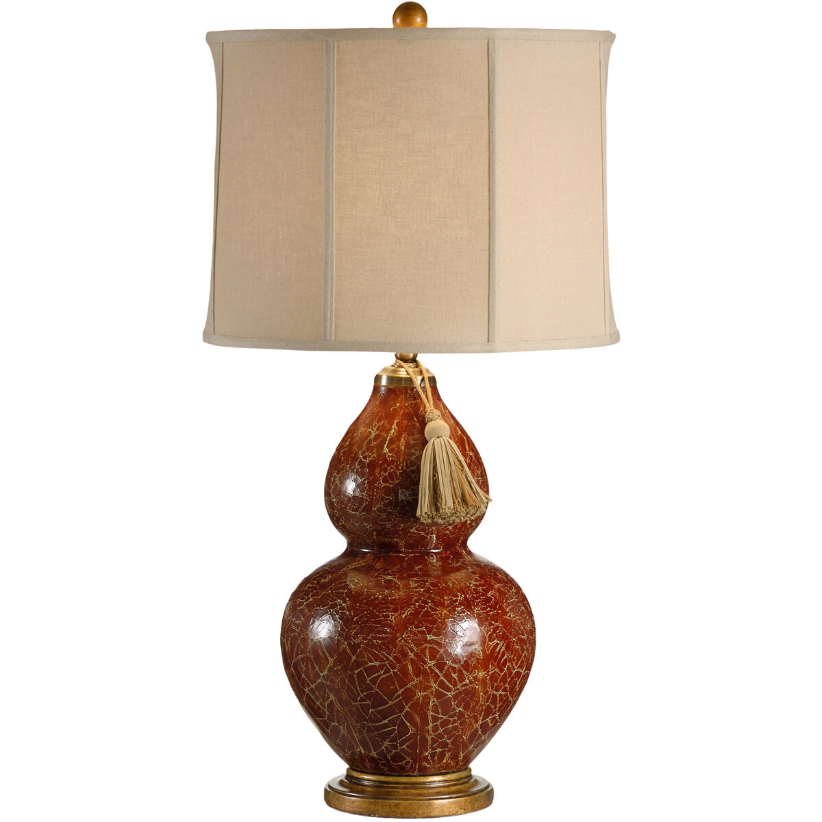 Wildwood 32 inch 100 watt Crackled Glaze Table Lamp Portable Light