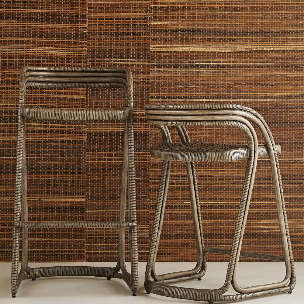 Harrington Moth Gray Bar Stool