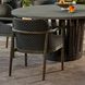 Chilton Pearl and Dark Gray Wash and Kona Outdoor Dining Chair