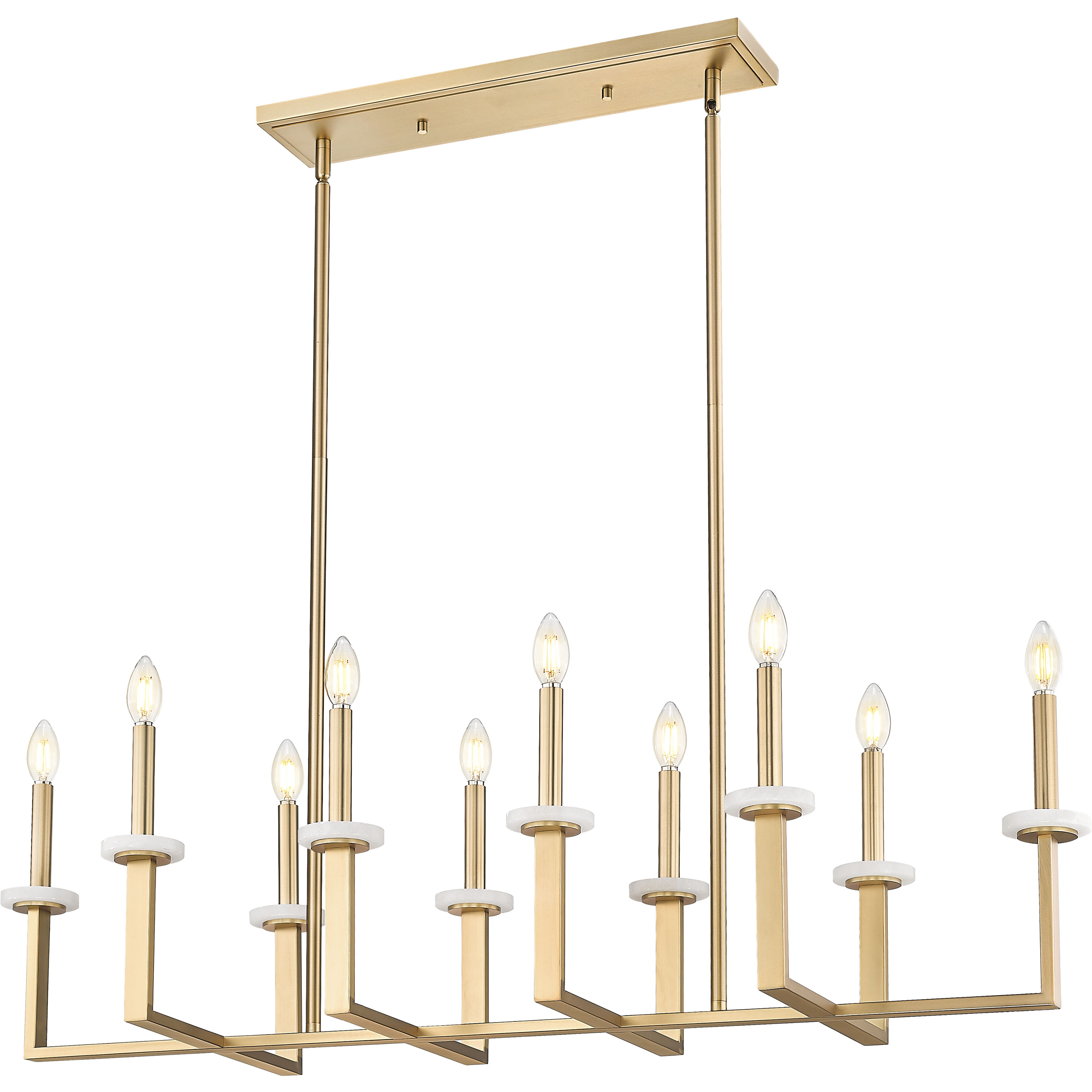 Gaultier 10 Light 16.00 inch Island Light