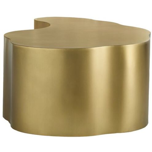 Meadow 36 X 14 inch Antique Brass Coffee Table