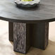 Maddock 60 inch Ebony and Gray Dining Table
