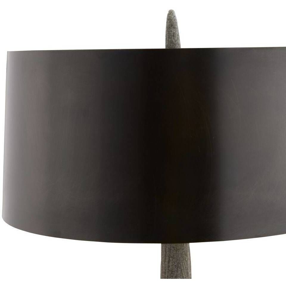 Haggard 26 inch 60.00 watt Graphite and Bronze Lamp Portable Light