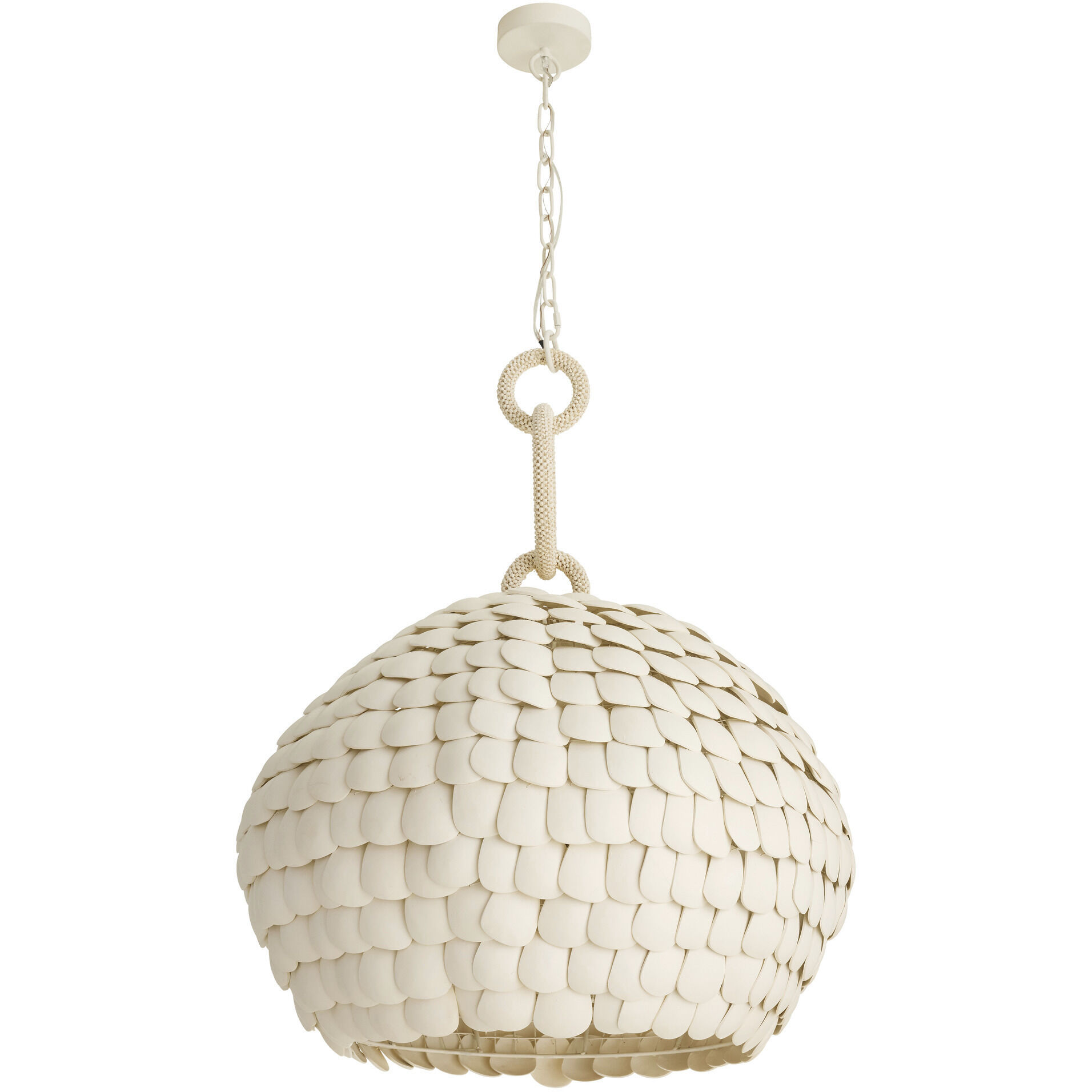 Ramya 1 Light 29.5 inch White Pendant Ceiling Light