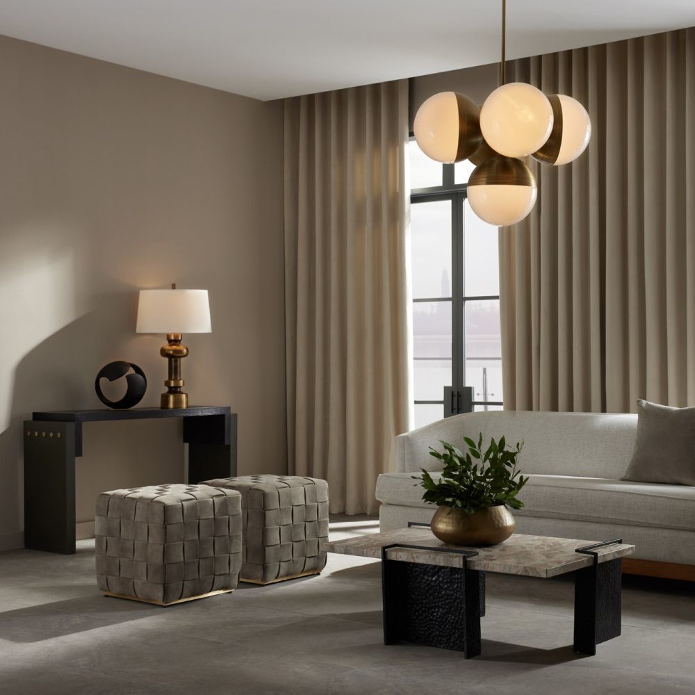 Lakewood 20 inch Dove Ottoman