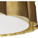 Sacramento 3 Light 33 inch Antique Brass Chandelier Ceiling Light
