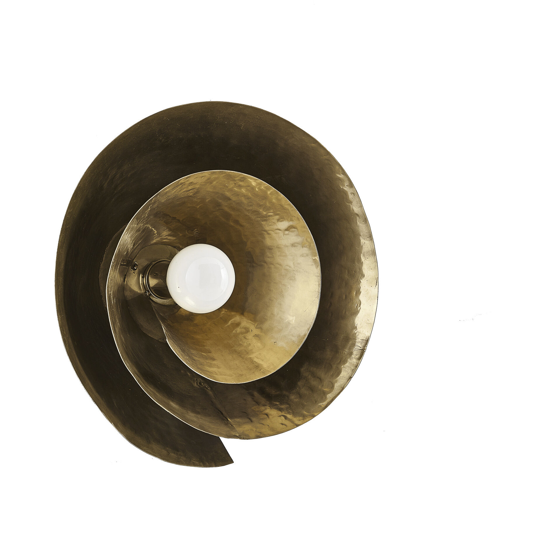 Arden 1 Light 16 inch Vintage Brass Wall Sconce/Flush Mount Wall Light