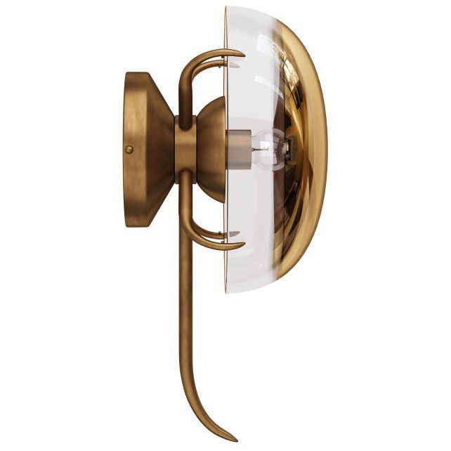 Corona 1 Light 7 inch Gold Ombre Sconce Wall Light