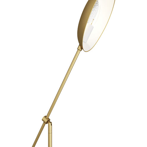 Alaric 21 inch 25.00 watt Antique Brass Desk Lamp Portable Light