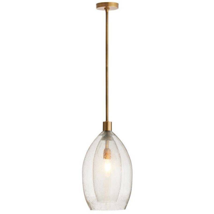 Hilary 1 Light 11 inch Vintage Brass Pendant Ceiling Light