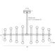 Edwyn 16 Light 2 inch Polished Nickel Chandelier Ceiling Light