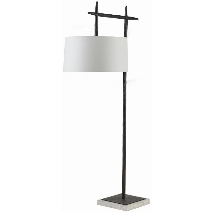 Eileen 60.00 watt Blackened Iron Floor Lamp Portable Light