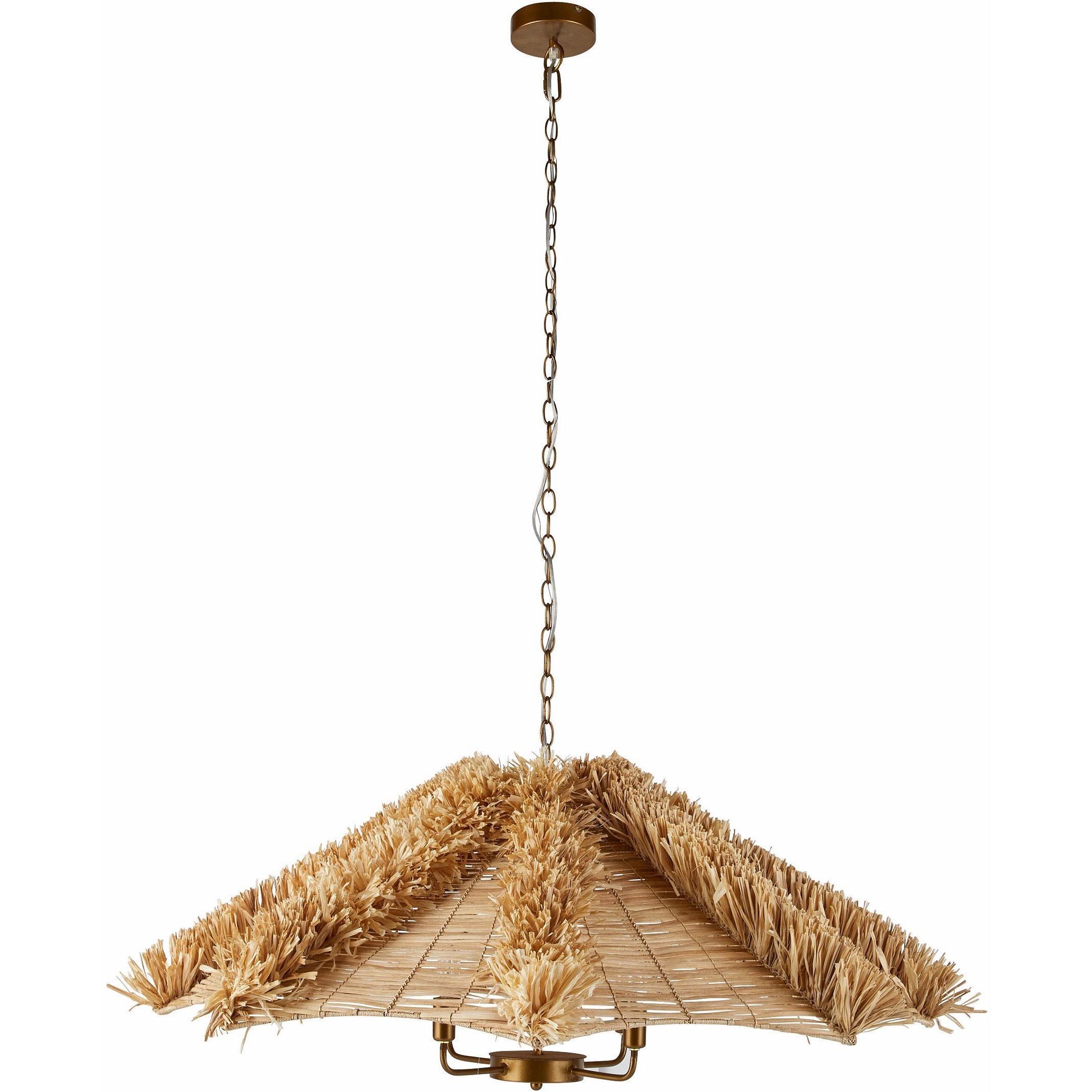 Cadance 4 Light 42 inch Natural Chandelier Ceiling Light