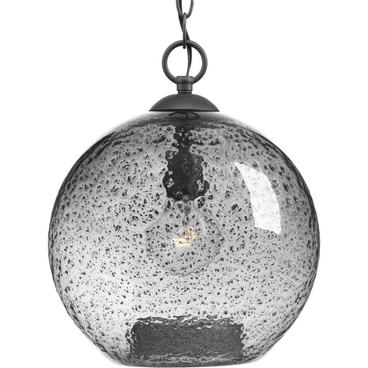 Burtons Bay 1 Light Graphite Pendant Ceiling Light, Design Series