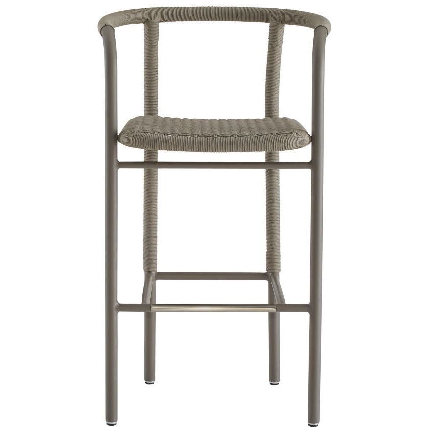 Feller 41 inch Fossil and Gray Outdoor Bar Stool