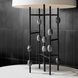 Howes 32 inch 150.00 watt Natural Iron and Galaxy Marble Lamp Portable Light