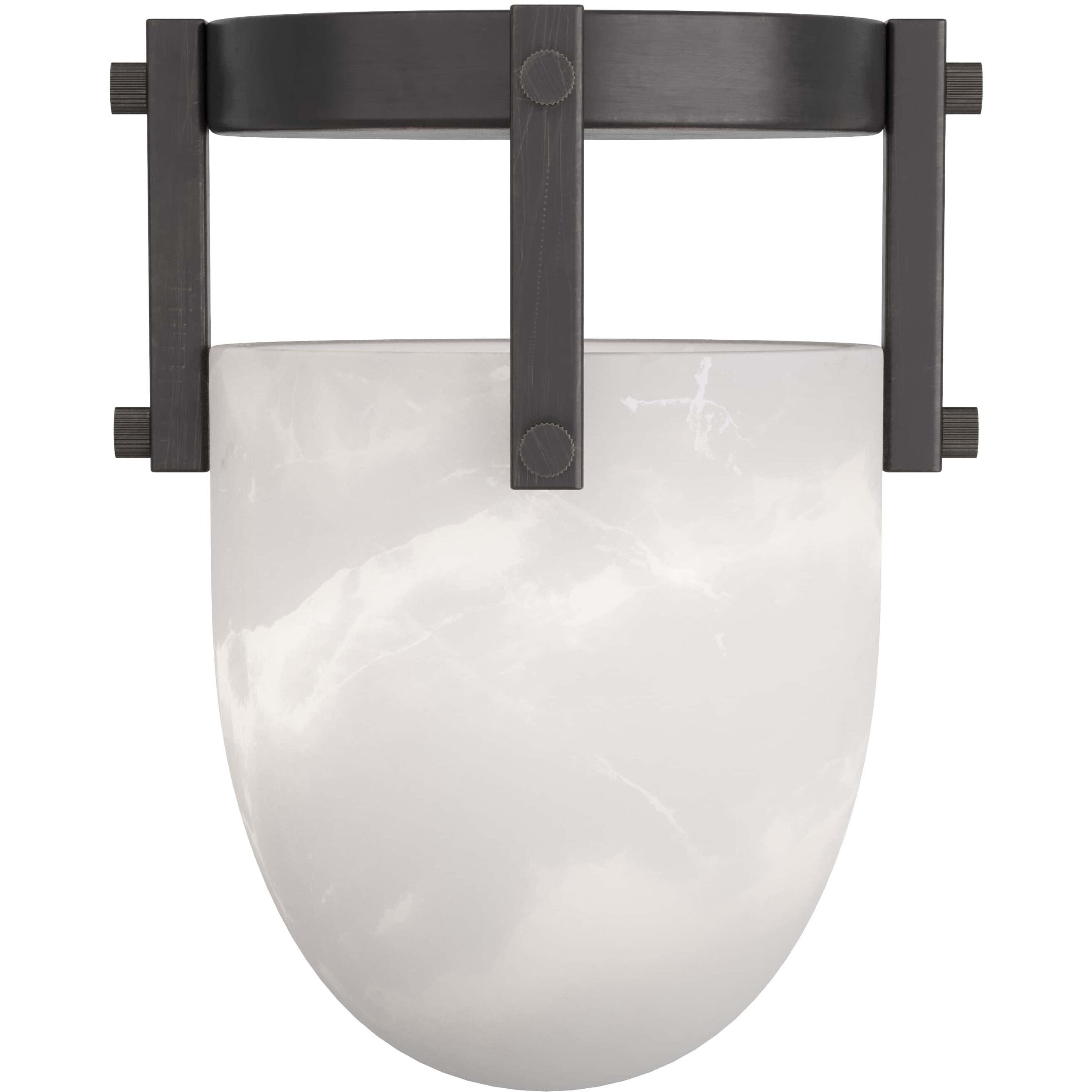 Toren 1 Light 8 inch White Flush Mount Ceiling Light