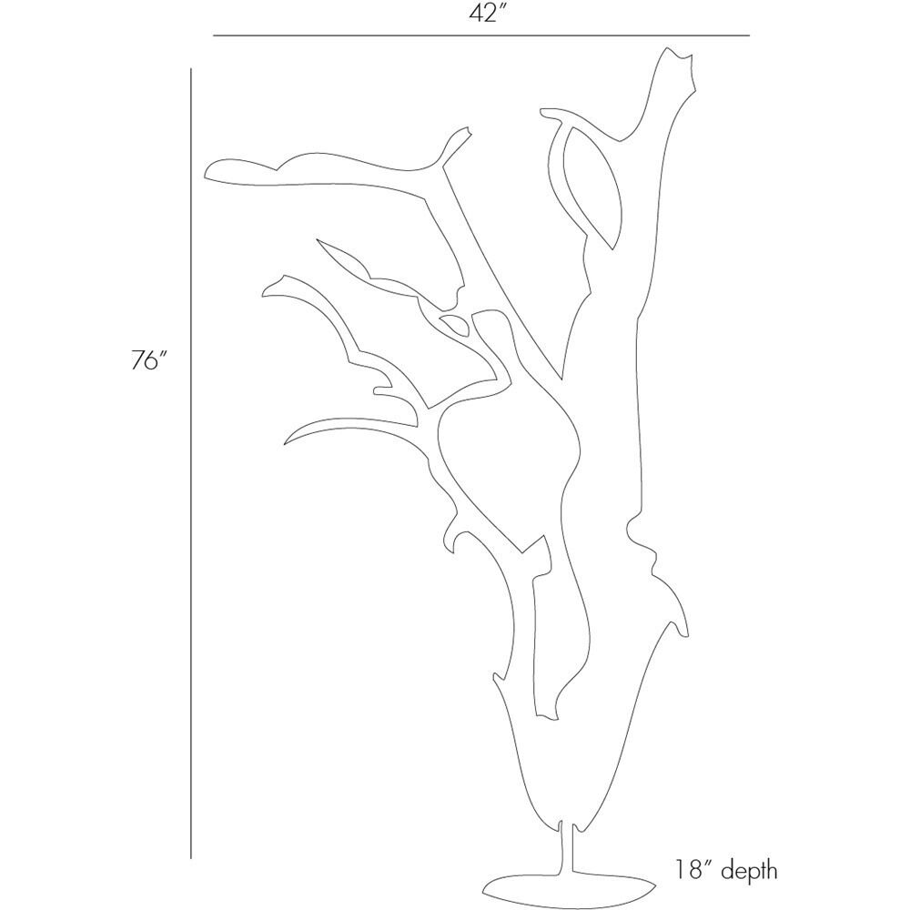 Kazu 76 X 42 inch Floor Sculpture