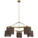 Langston 5 Light 46 inch Antique Brass Chandelier Ceiling Light