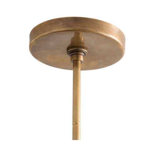 Rex 4 Light 19 inch Antique Brass Pendant Ceiling Light