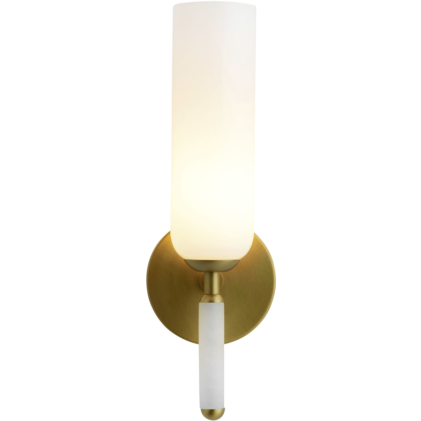 Norwalk 1 Light 5 inch Opal and Antique Brass Sconce Wall Light