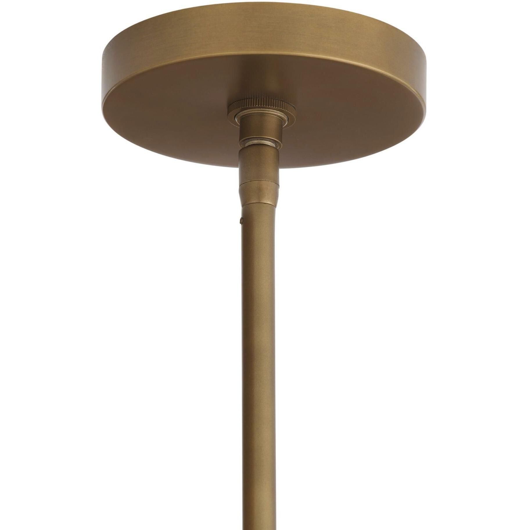 Smyth 9 Light 54 inch Antique Brass Chandelier Ceiling Light