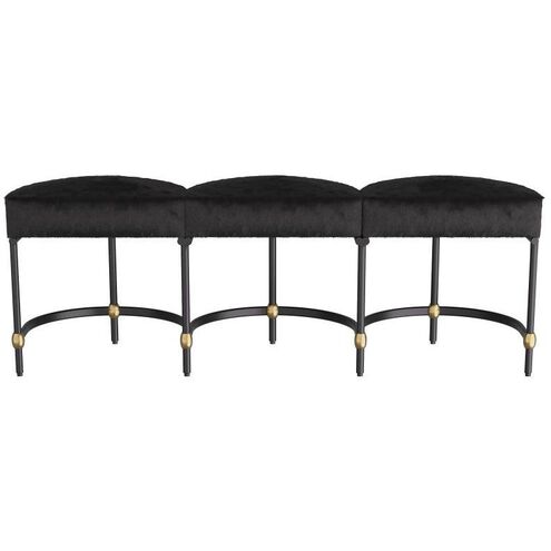 Blaire 18.5 inch Black Bench