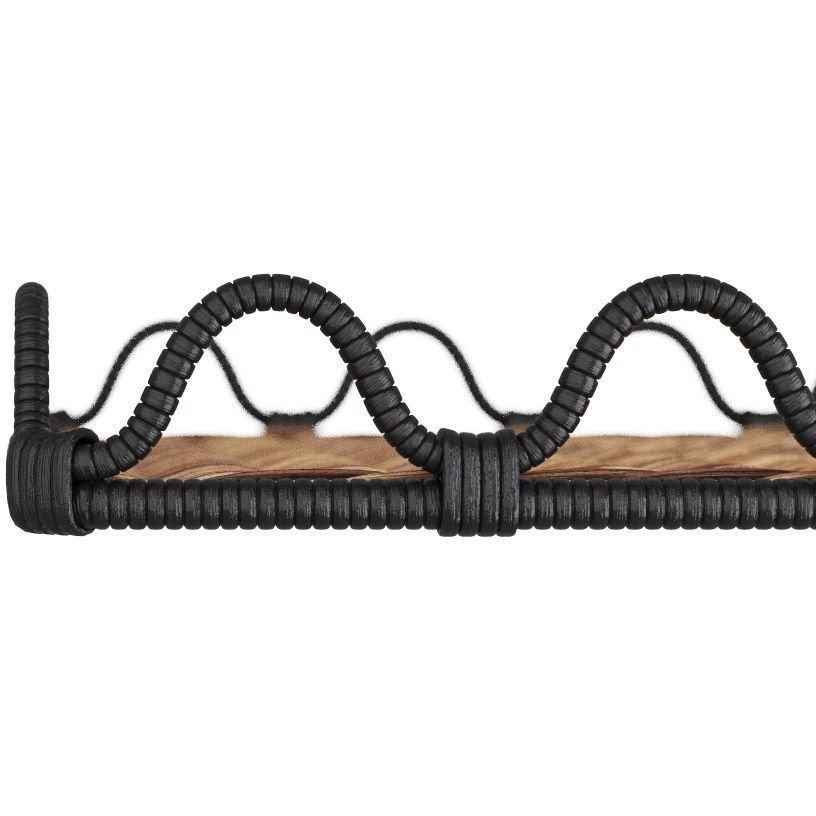 Mar 21.5 X 2 inch Black & Natural Tray