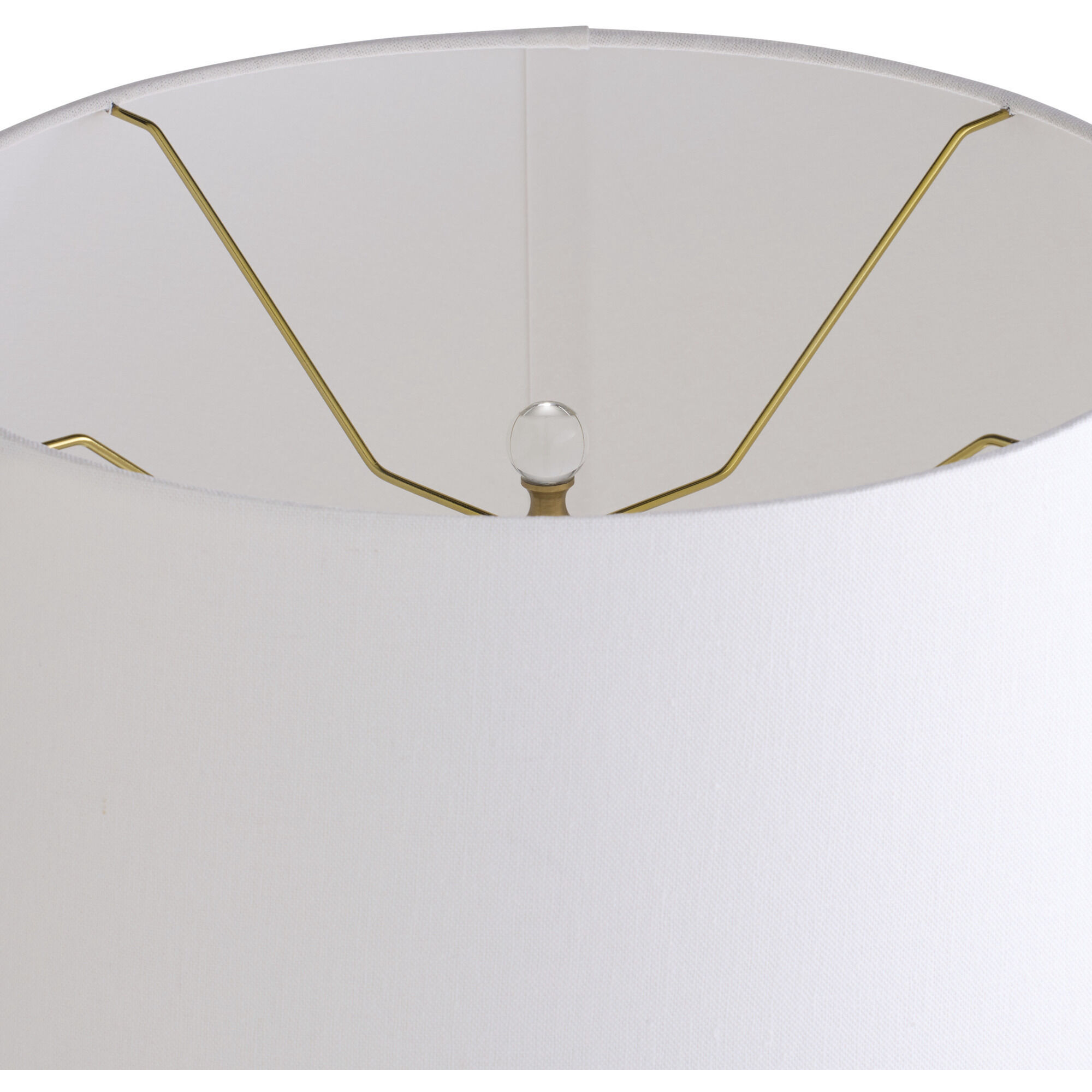 Tiber 30 inch 150.00 watt Clear and Antique Brass Table Lamp Portable Light