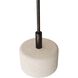 Xena Burnt Iron Floor Lamp Portable Light